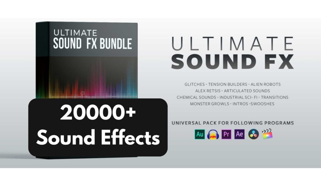 20 000 Sound Effects No 1 Bundles Shop In The World