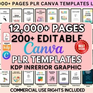 canva plr planner